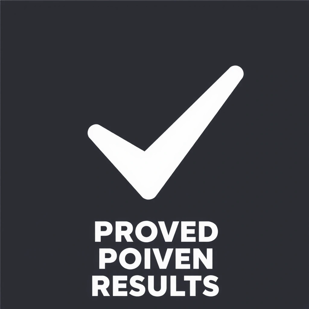 Checkmark icon representing effectiveness and proven results