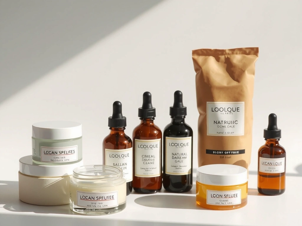 Luxurious natural cosmetic products